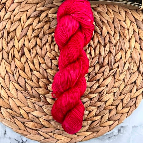 Pivoine - Laine grosseur fingering merino/alpaga/nylon, prête à partir