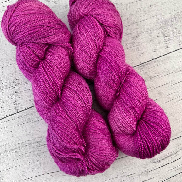 Orchidée - Laine grosseur lace merino/cachemire/soie, prête à partir