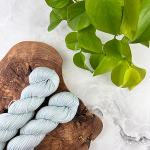 Livide - Laine grosseur fingering SW merino/coton, prête à partir