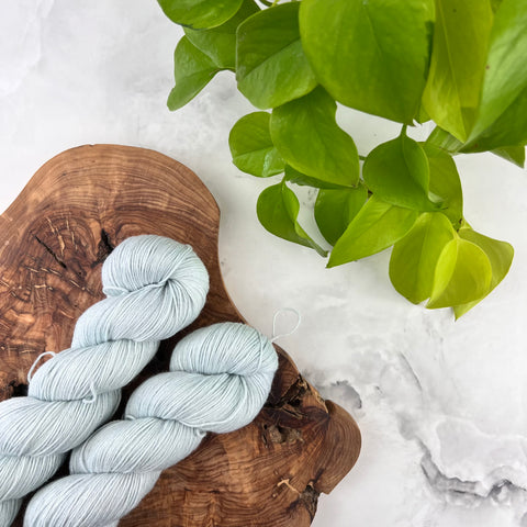 Livide - Laine grosseur fingering SW merino/coton, prête à partir