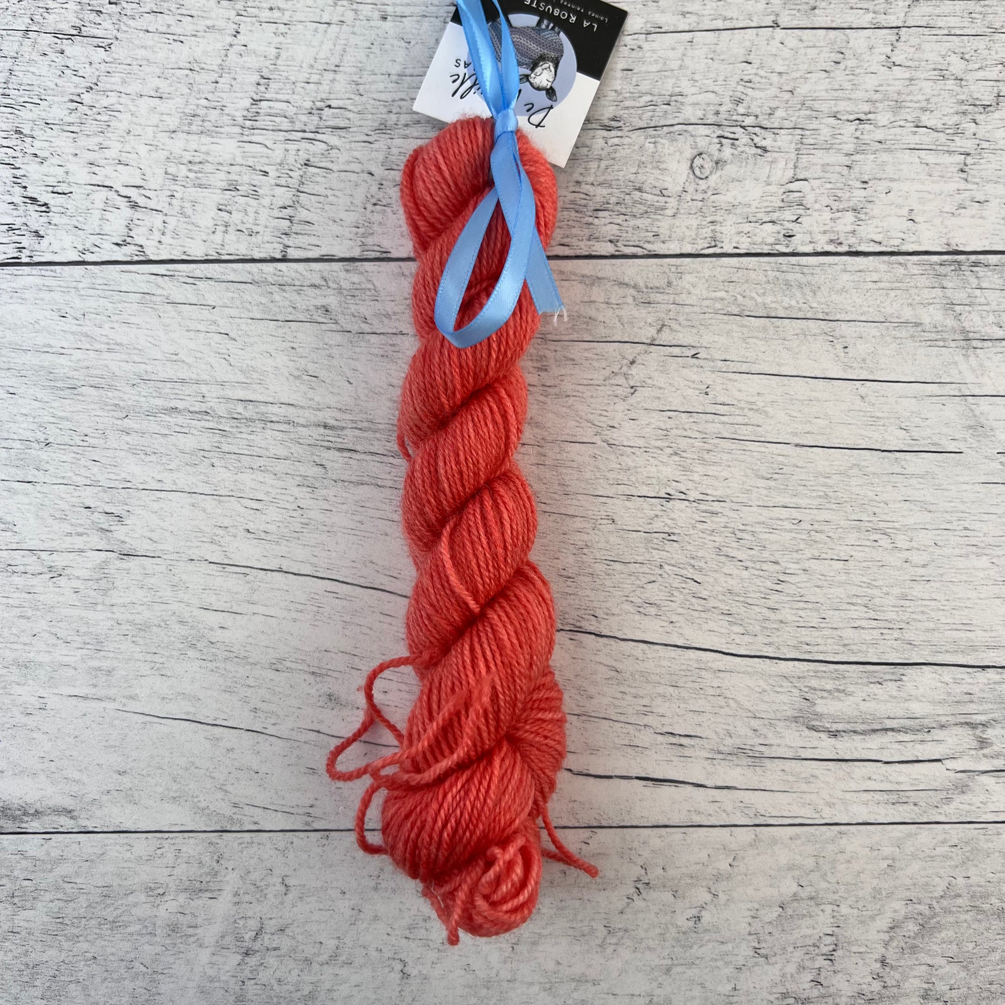 Pavot - Mini écheveaux de laine fingering SW BFL/nylon, prête à partir