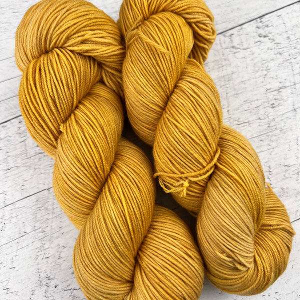 Rayon de miel OOAK - Laine grosseur fingering SW merino/nylon, prête à partir