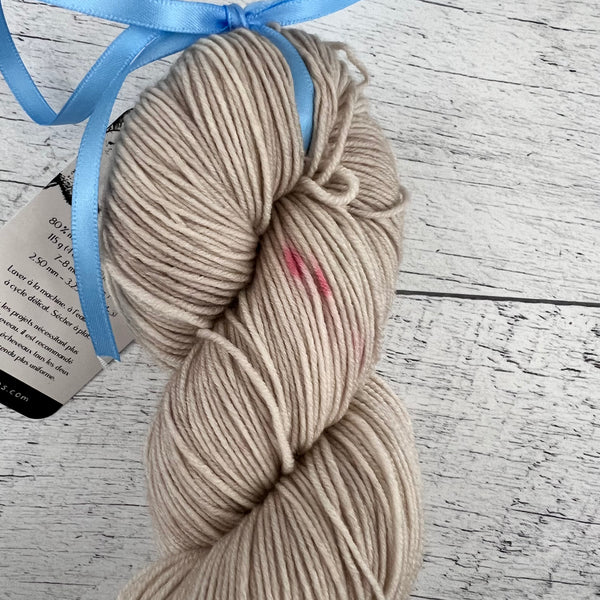LIQUIDATION (petits défauts) Gadoue - Laine grosseur fingering SW merino/nylon, prête à partir