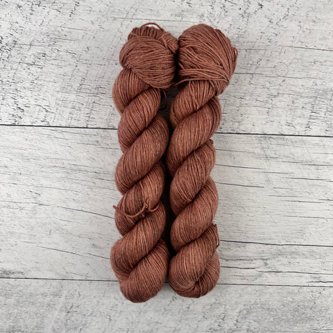 Poulin - Laine grosseur fingering SW merino/coton, prête à partir