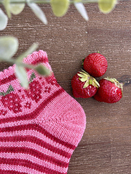 Kit Fraisier (patron inclus), collaboration avec Elyse D'Amours Designs