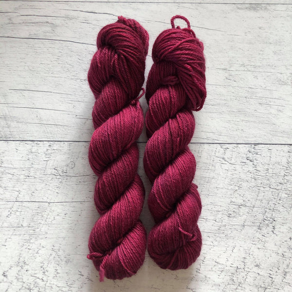 Merlot - Laine grosseur DK, 100% polwarth, prêt à partir