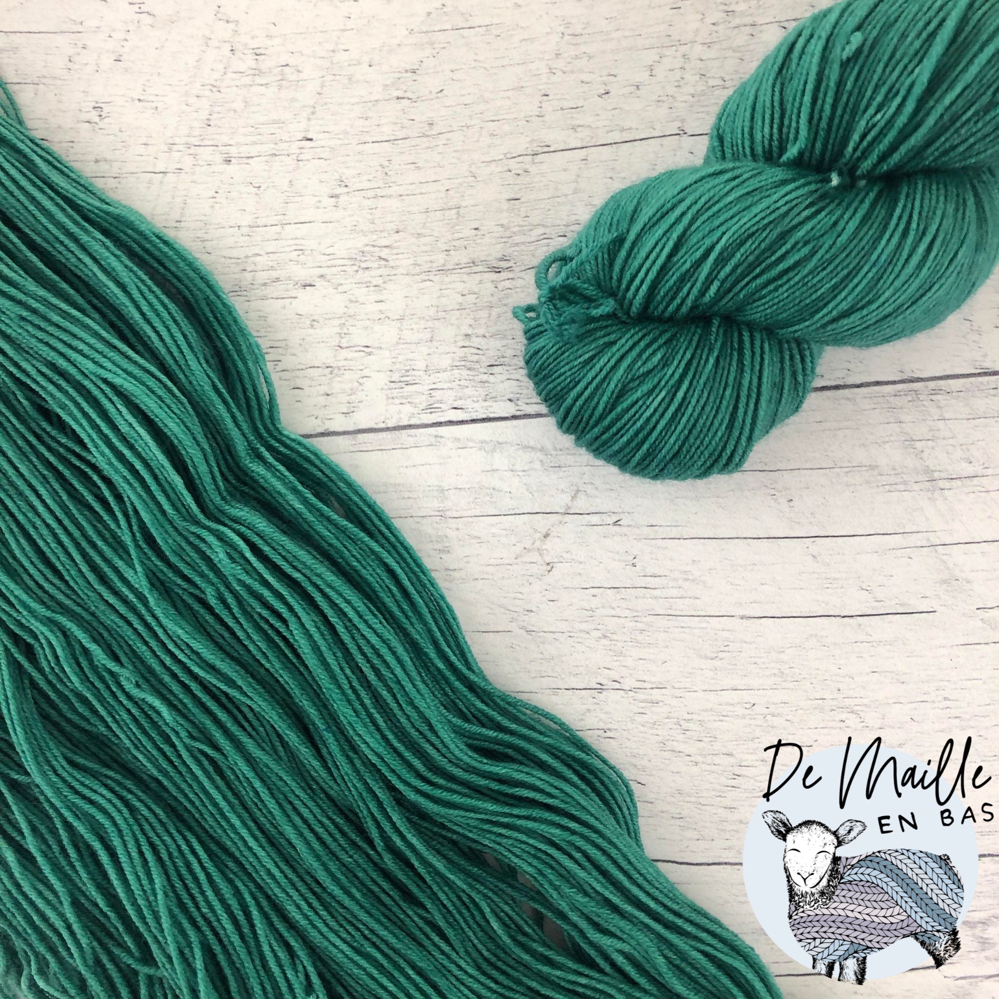 Ruban - Laine grosseur fingering superwash BFL/nylon, prête à partir