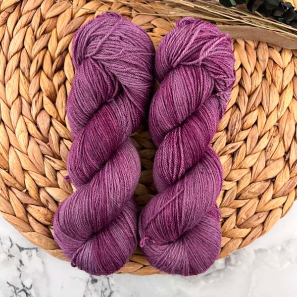 Dahlia - Laine grosseur fingering non SW merino/BFL/nylon, prête à partir