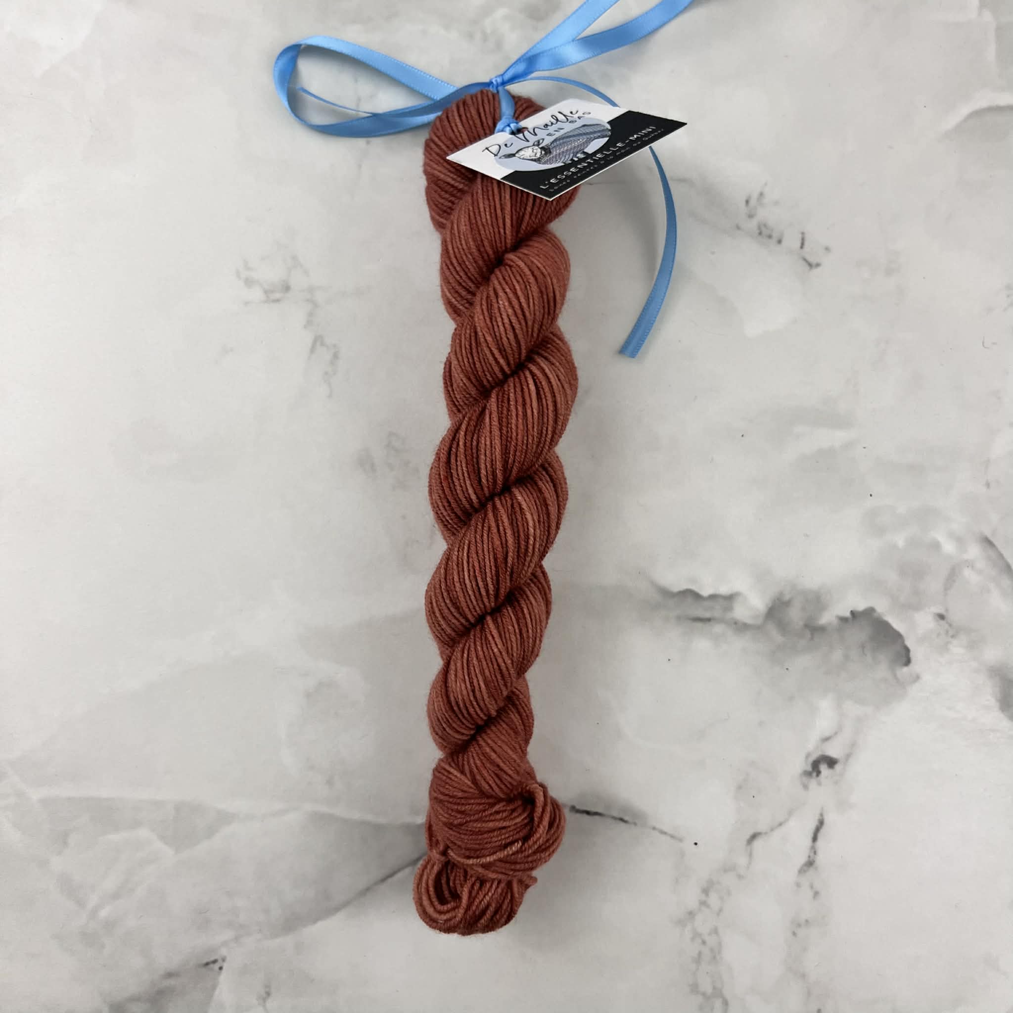 Poulin - Mini écheveau de laine grosseur fingering SW merino/nylon, prêt à partir