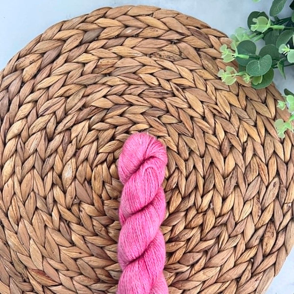 Gomme balloune - Laine grosseur DK bébé alpaga/soie/lin non SW, prête à partir