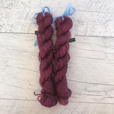 Vintage - Mini écheveaux de laine fingering SW BFL/nylon, prête à partir
