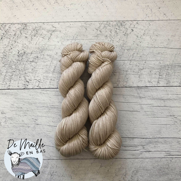 Gadoue - Laine grosseur fingering SW BFL/nylon, prête à partir