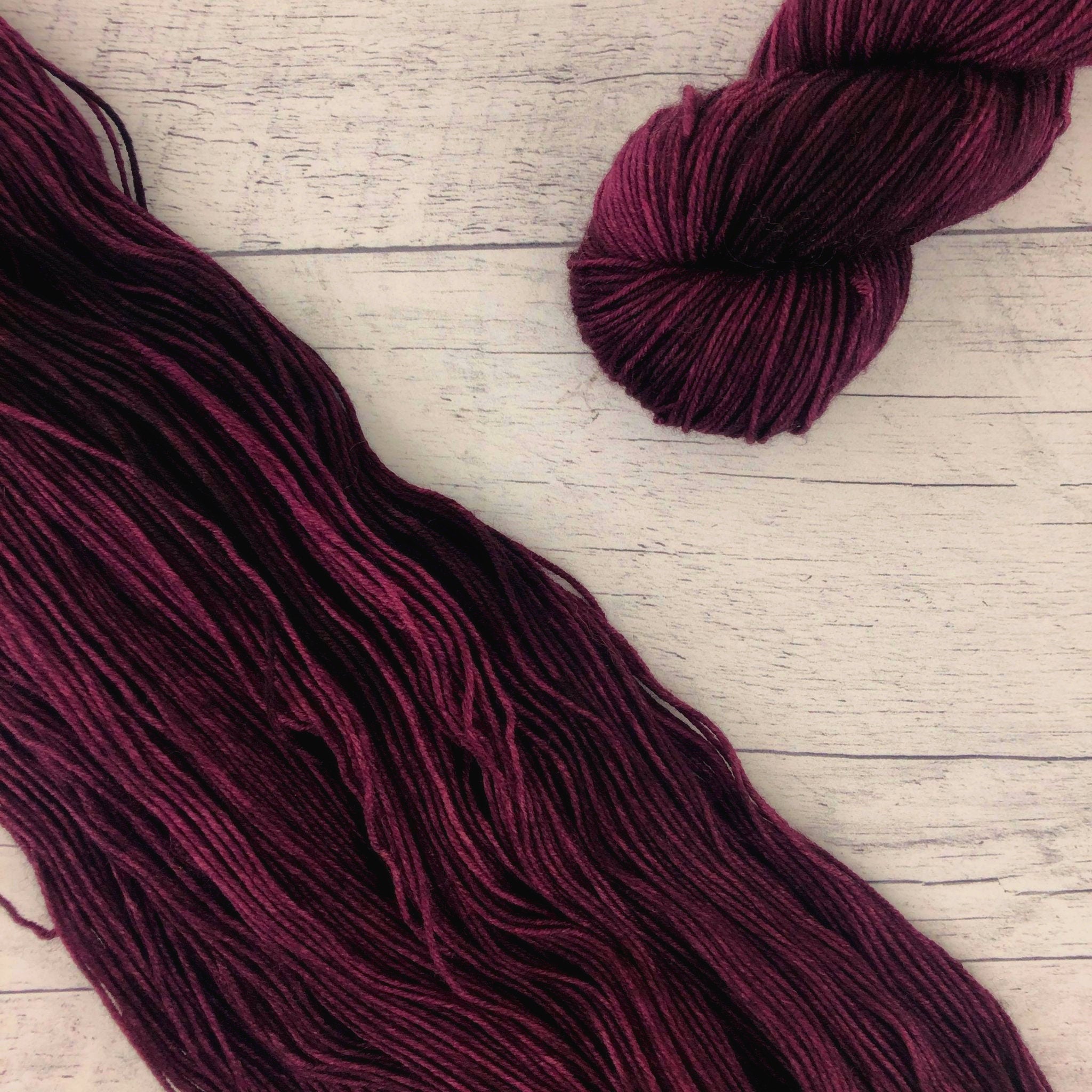Shiraz - Laine grosseur fingering SW merino/nylon, prête à partir